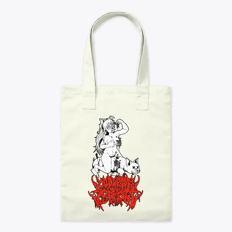 PIGGY WAIFU TOTEBAG